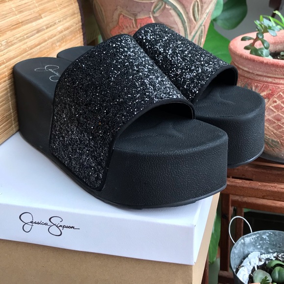 Jessica Simpson platform slide sandals - Picture 4 of 14